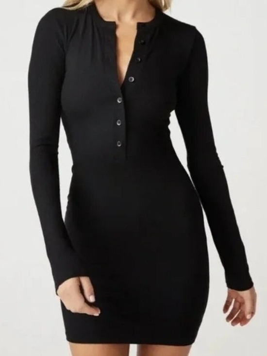 Clyque Dresses & Skirts - NWOT CLYQUE The Label Annie Black Bidi Dress Stretchy Women’s Small